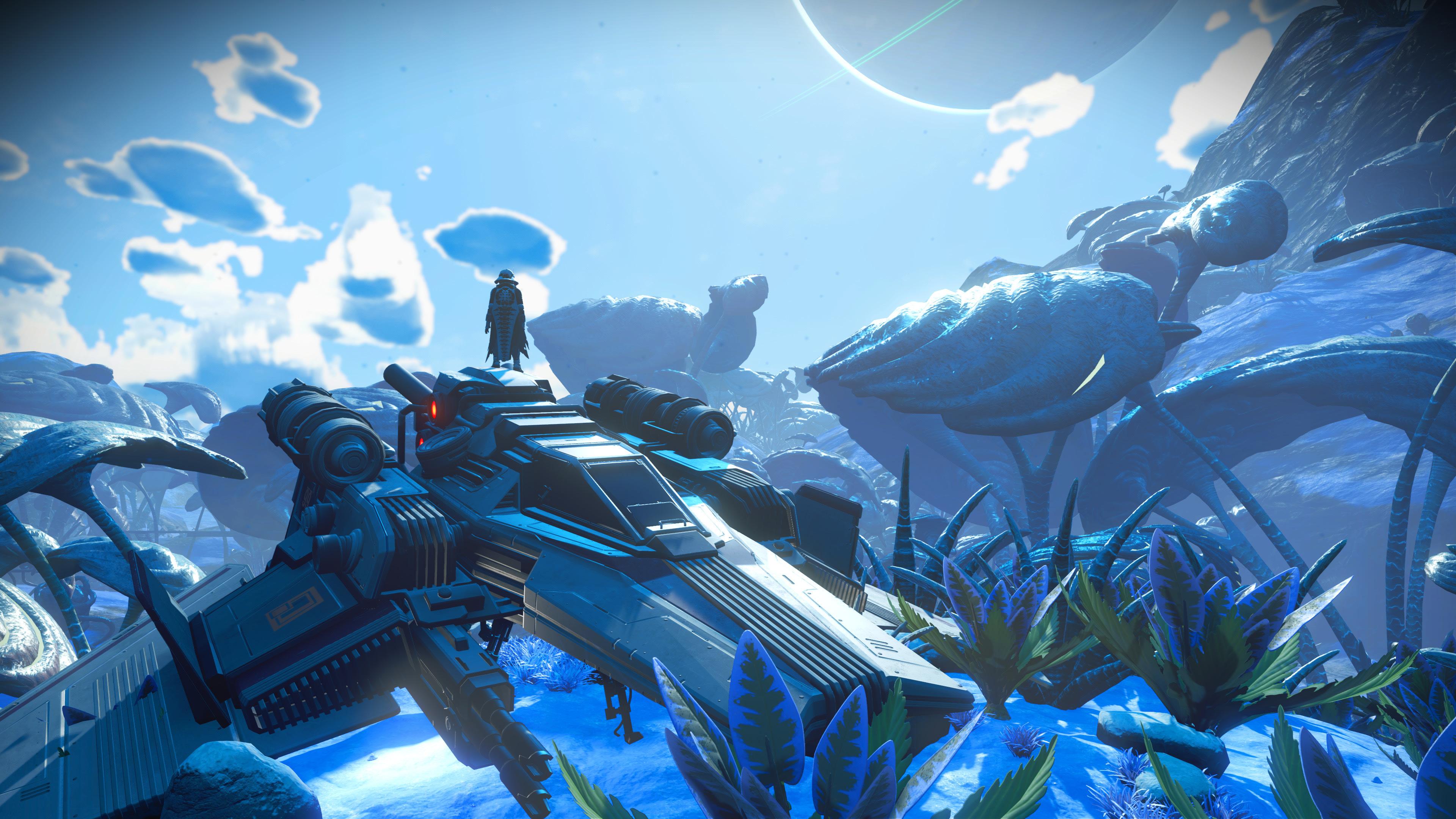 No Man's Sky 4K Ultra HD: Epic Galactic Adventure Wallpaper